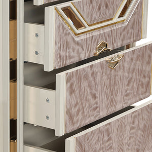Omari - 5 Drawer Chest - Beige