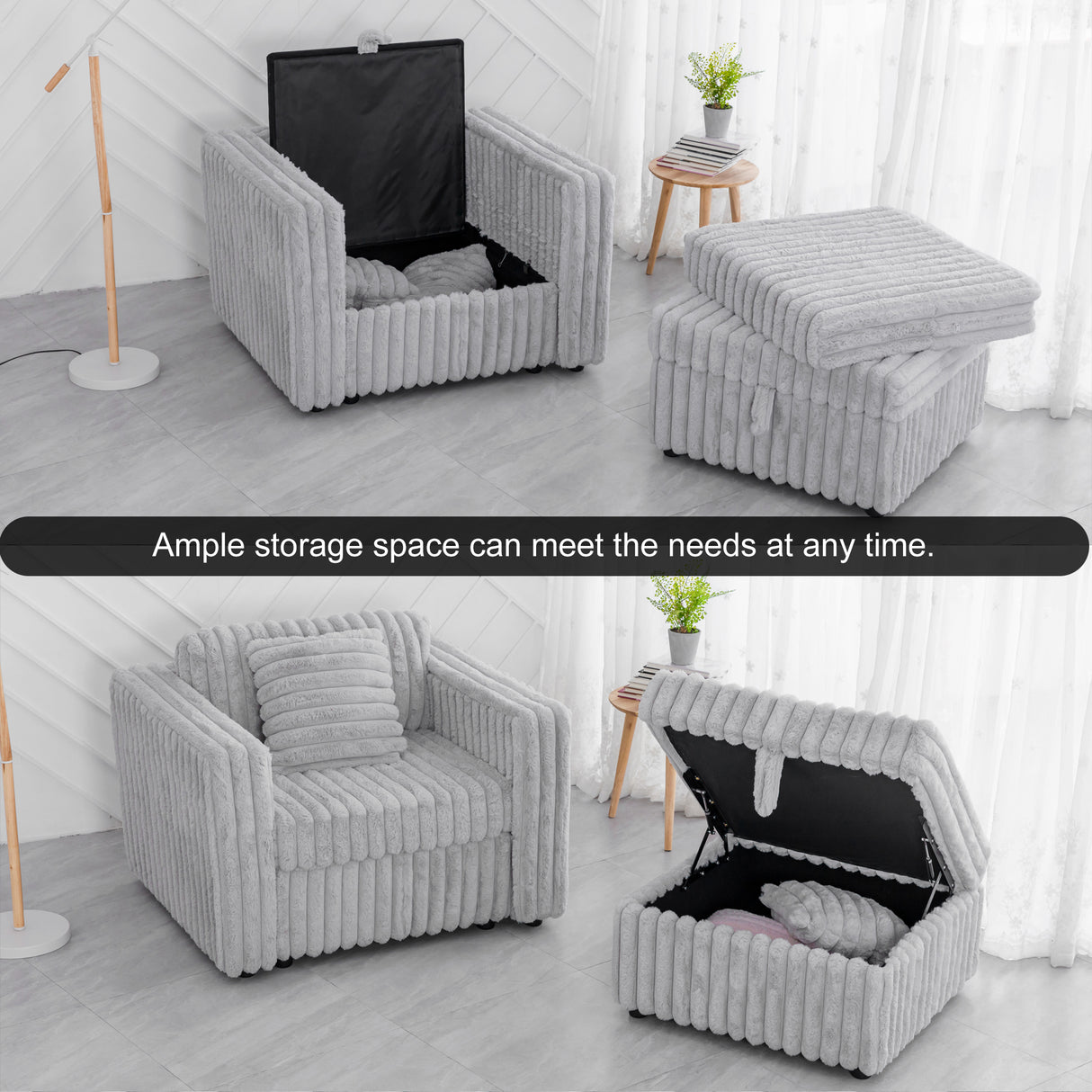 44.9" Soft Modular Sofa Single