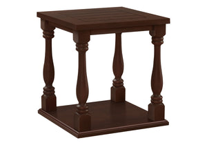Accent Table, 2 Tier, Square, Traditional - Espresso - Best Buy Furniture