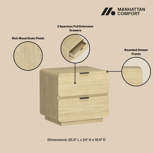 Chrystie - Modern Nightstand