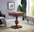 Bishop - Reversible Chess Checker Game Table With Game Tray (Chess Fingures Not Included) - Cherry - Best Buy Furniture