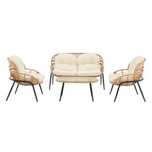 Pine - 4 Piece Outdoor Conversation Set
