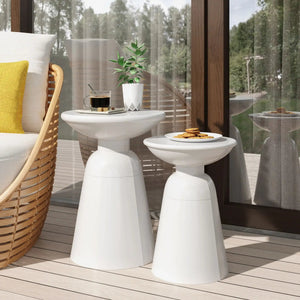 Serenita - Outdoor Side Tables With Flared Design (Set of 2) - Best Buy Furniture