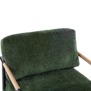 Modern Accent Chair With Cushions, Cozy Seating