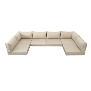 Outdoor Deep Seat Cushions For Patio Furniture Replacement, Cushion Set For Sectionals