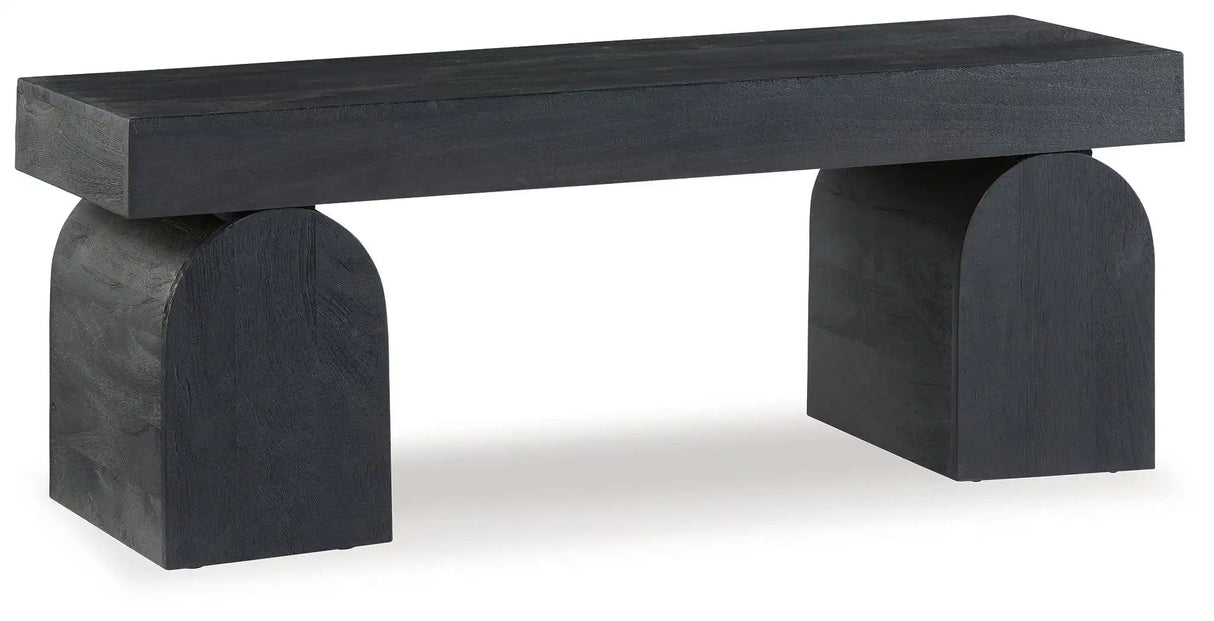 HoLGrove - Accent Bench - Black - Best Buy Furniture