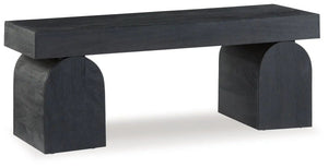 HoLGrove - Accent Bench - Black - Best Buy Furniture