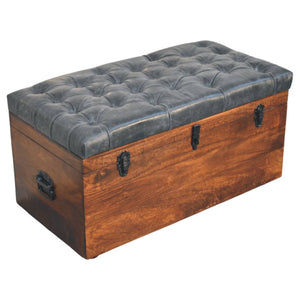 Solid Wood Storage Bench