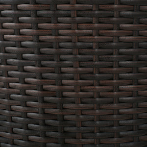 Outdoor 31" Rattan Barstools With Waterproof Cushions (Set of 2) - Multi Brown