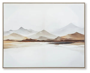Karalen - Wall Art - White / Gray / Brown - Best Buy Furniture