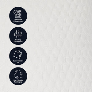 Ghostpillow Shredded - Customizable Soft Fluffy Gel Memory Foam & Siliconized Pillow