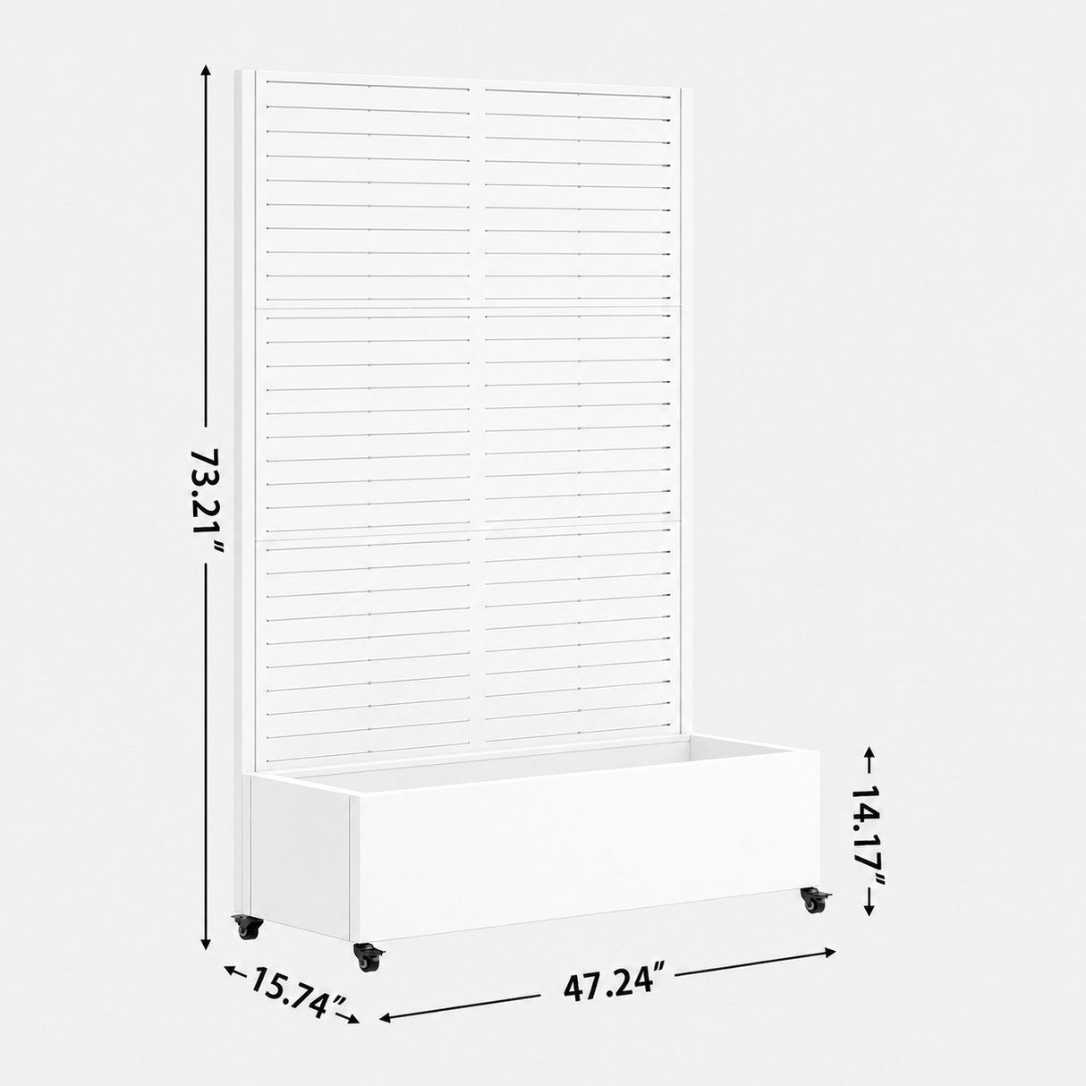 Metal Planter Box with Trellis