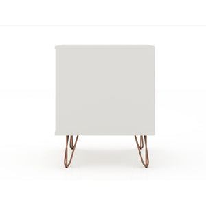 Rockefeller - Nightstand With 2 Drawers - Off White