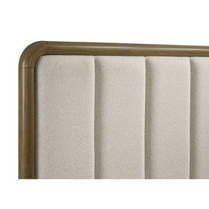 Bernardo - Eastern King Upholstered Bed - Nutmeg Brown