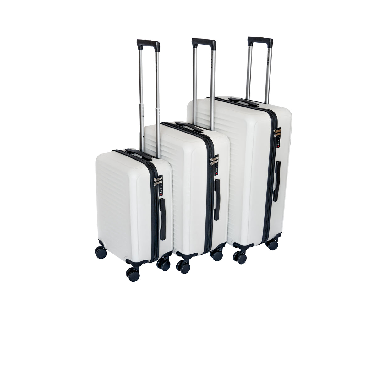 3 Piece Hard Shell Lightweight Carry On Suitcase Set
