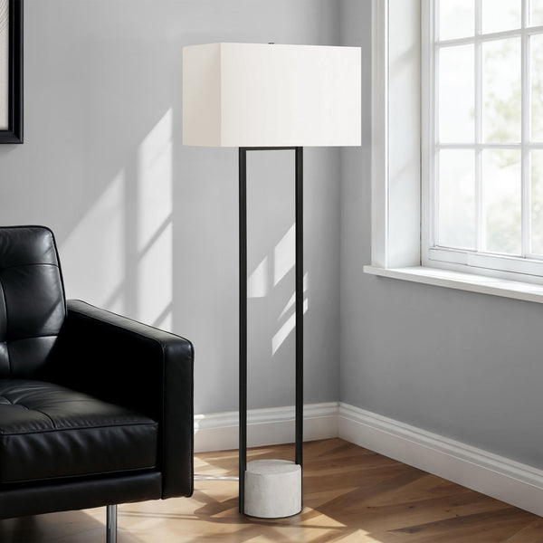 Lighting, Floor Lamp, Contemporary - Black / Beige - Best Buy Furniture