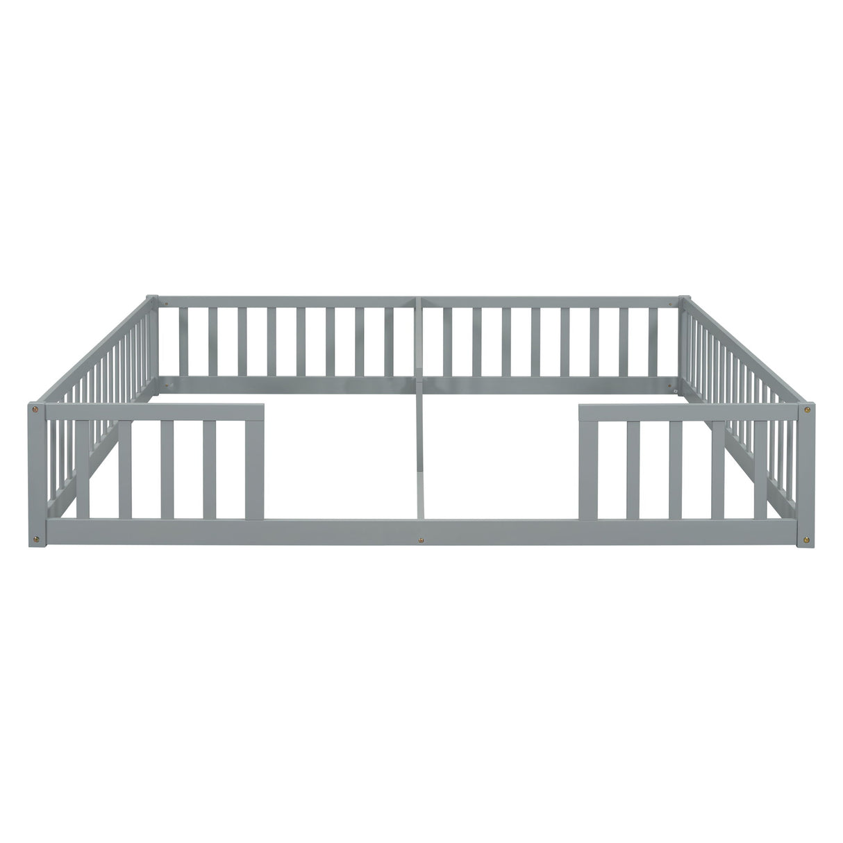 Double Floor Bed With Fence, Guardrails, Without Door
