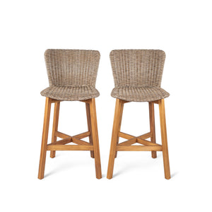 Lymington Outdoor Bar Stool Set of 2