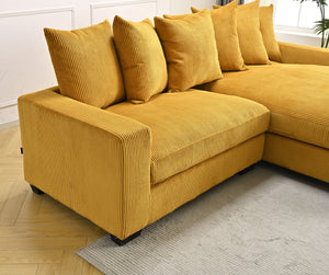 Luxe - Oversized 2 Piece Sectional Couches For Living Room, L Shaped Sofa With Chaise
