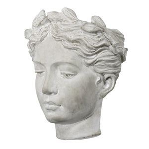 Visage Cement Wall Planter Vase - Small