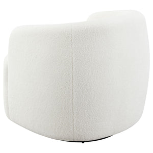Denae - Upholstered Swivel Chair - Ivory