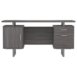 2 Drawer Floating Top Office Desk