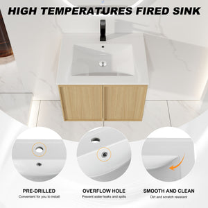 Floating Bathroom Vanity With Sink Combo