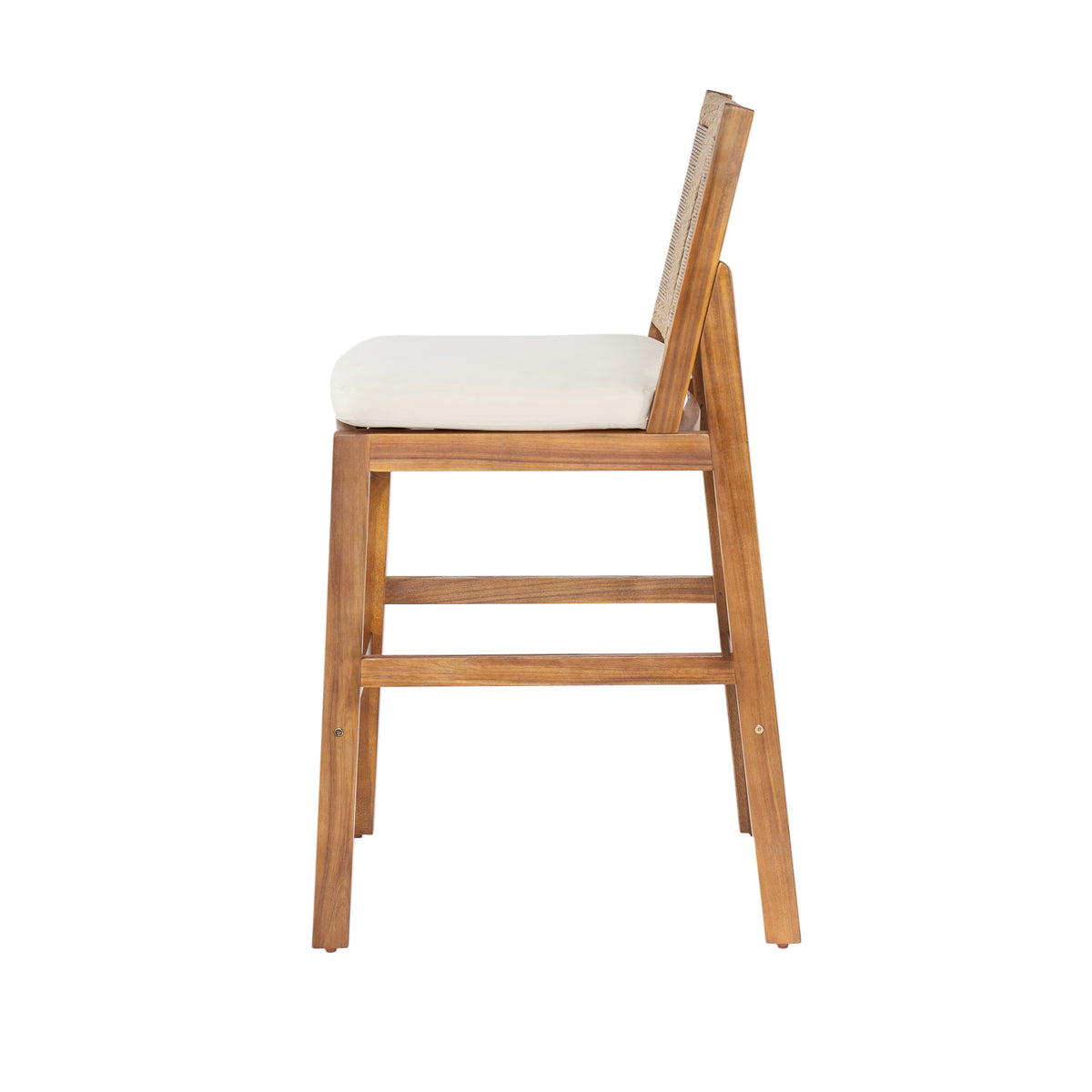 4 Piece Acacia Wood Patio Seating Set