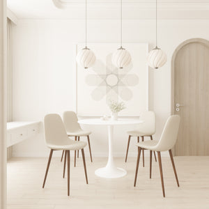 31.5" White Dining Table