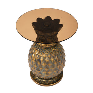 Yellow Pineapple Side Table