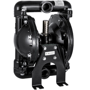 Air-Operated Double Diaphragm Pump 1 Inch Inlet Outlet Aluminum 35 GPM Max 120PSI
