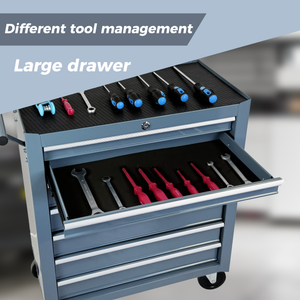 Multifunctional Rolling Tool Chest with 7 Drawers