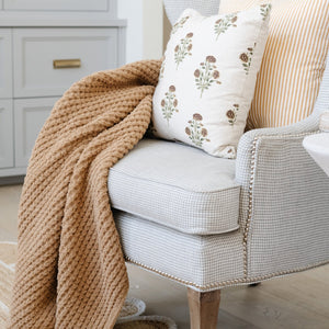 Waffle Knit Throw Blankets