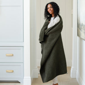Waffle Knit XL Throw Blankets