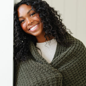 Waffle Knit XL Throw Blankets