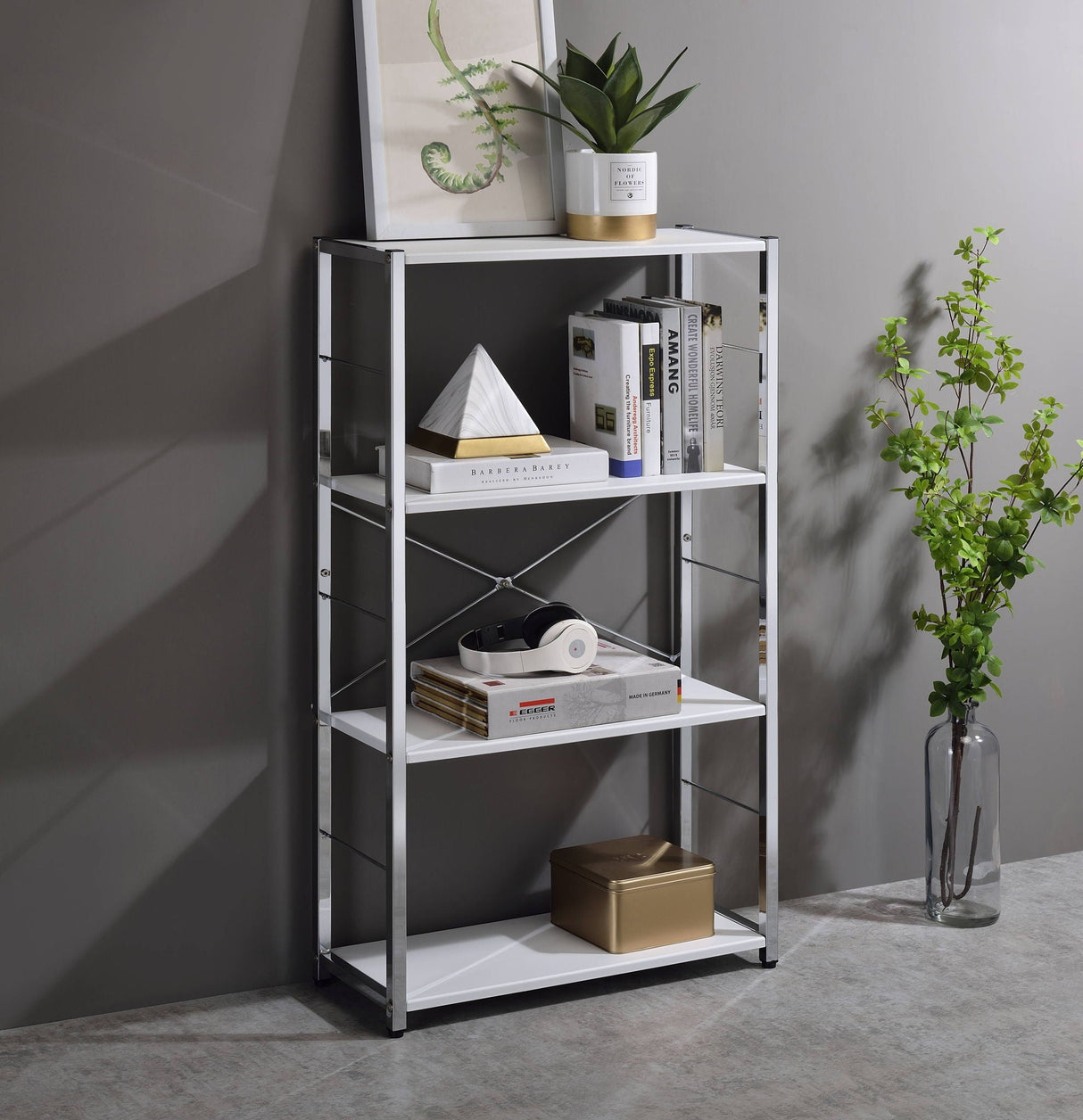 Tennos - Bookshelf - White - Best Buy Furniture