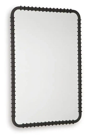 Judlow - Accent Mirror - Black - Best Buy Furniture