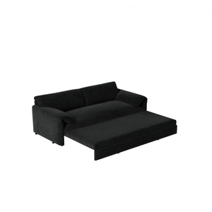 Pull Out 3-in-1 Convertible Sleeper Sofa With Side Storage
