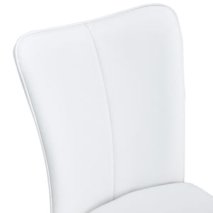 Modern Minimalist Dining Chairs With Metal Legs