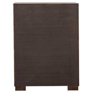 Polk - 5 Piece Queen Bedroom Set - Cappuccino