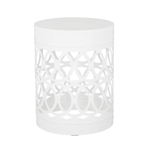 Outdoor Metal S/2 End Table