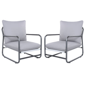 Outdoor Aluminum Frame Patio Armchair