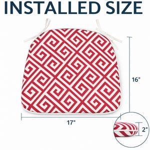 Water-Repellent U-Shape Outdoor Chair Cushions