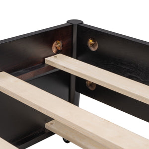 Platform Bed With 2 Big Drawers & Trundle