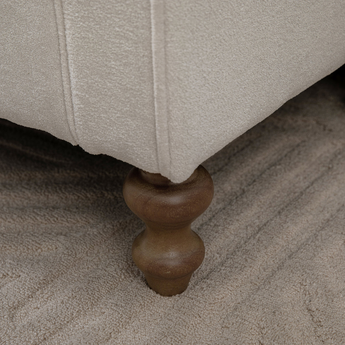 Modern Upholstered Storage Bench With Double Lids