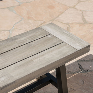 Acacia Wood Outdoor Dining Bench