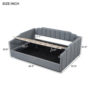Modern Upholstered Daybed With Underneath Storage