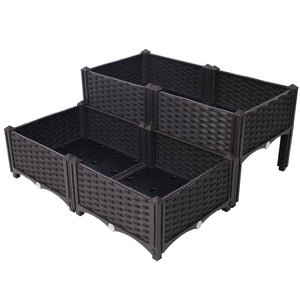 4 Piece Raised Garden Bed with Legs