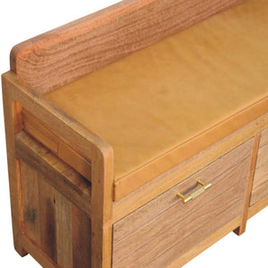 Oxford Oak-ish 2-Drawer Storage Bench