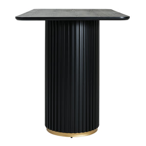 63"L Counter Table - Black